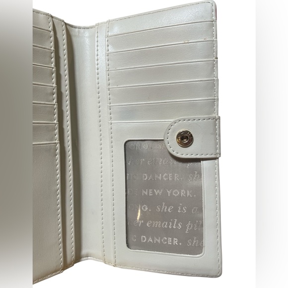 Kate Spade Vibrant Hot Pink Embossed Patent Leather Storybook Interior Wallet ⚡️ - Picture 8 of 11